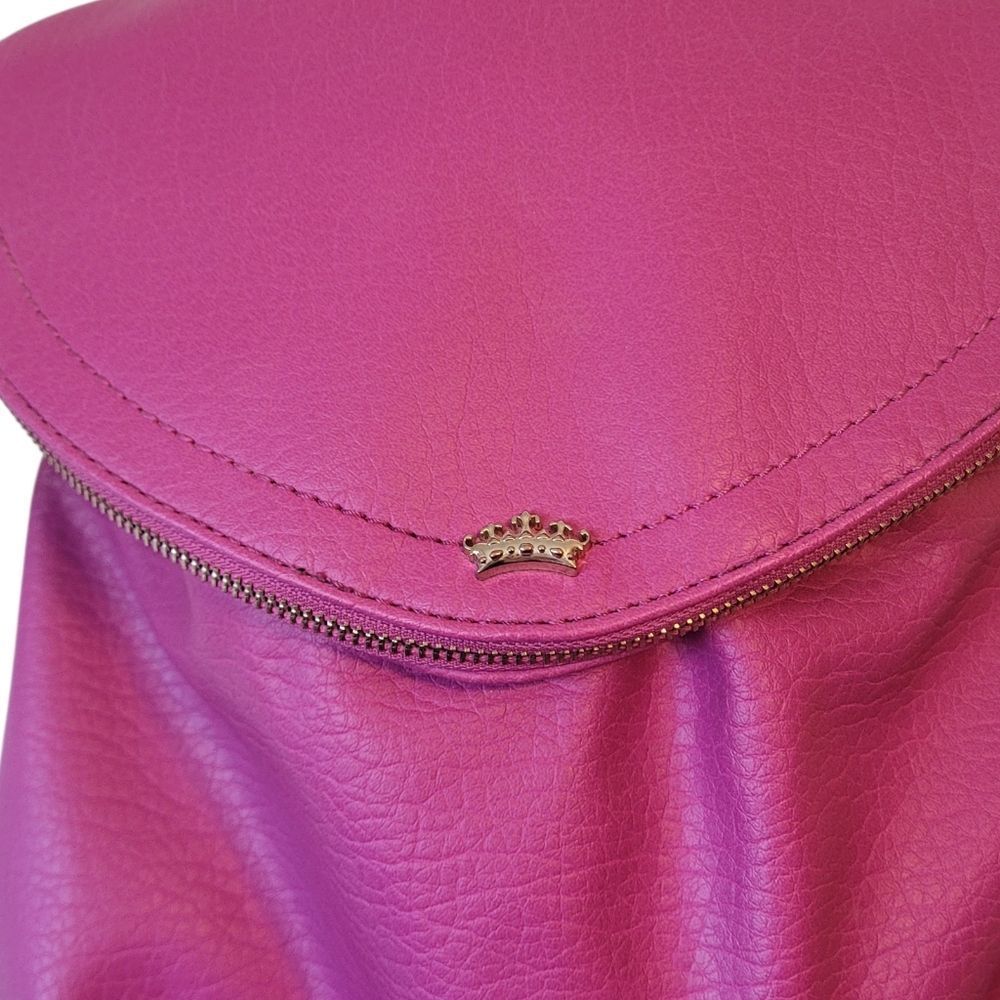 Juicy Couture Magenta Faux Leather Backpack OS - Picture 3 of 7